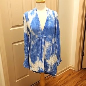 Skylar + Madison Tie Dye Blouse, Size Large